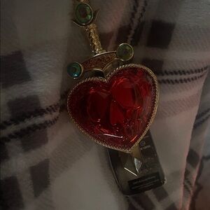Red Heart Sword Pendant wallflower